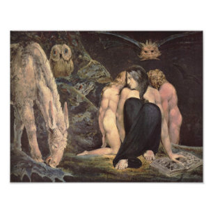 Nacht Williams Blake "Hecate von Enitharmons Fotodruck