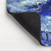 Nacht. Winter. Russland Mousepad (Ecke)