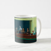 Nacht - Zeitreisende - Edward Hopper  Kaffeetasse (VorderseiteRechts)