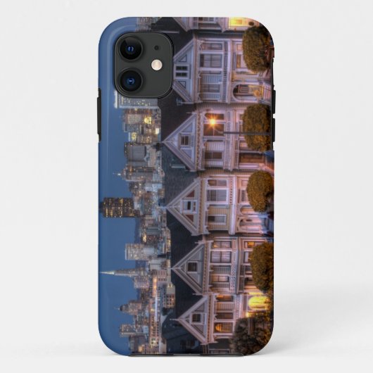 Nachtansicht "malte der Damen" Häuser Case-Mate iPhone Hülle (Rückseite)