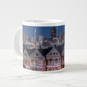 Nachtansicht "malte der Damen" Häuser Jumbo-Tasse