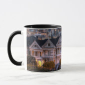 Nachtansicht "malte der Damen" Häuser Tasse (Links)