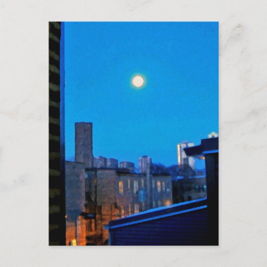 Nachtansicht Postkarte (Vorderseite)