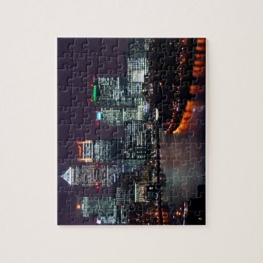 Nachtansicht-Puzzle Londons Großbritannien Puzzle (Vertikal)
