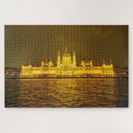 Nachtansicht, Ungarisches Parlament, Budapest Unga Puzzle