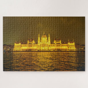 Nachtansicht, Ungarisches Parlament, Budapest Unga Puzzle