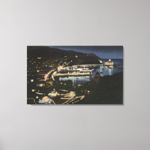 Nachtansicht von Avalon Bucht Leinwanddruck