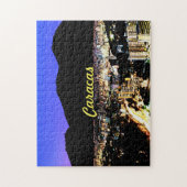 Nachtansicht von Caracas-Stadt Puzzle (Vertikal)