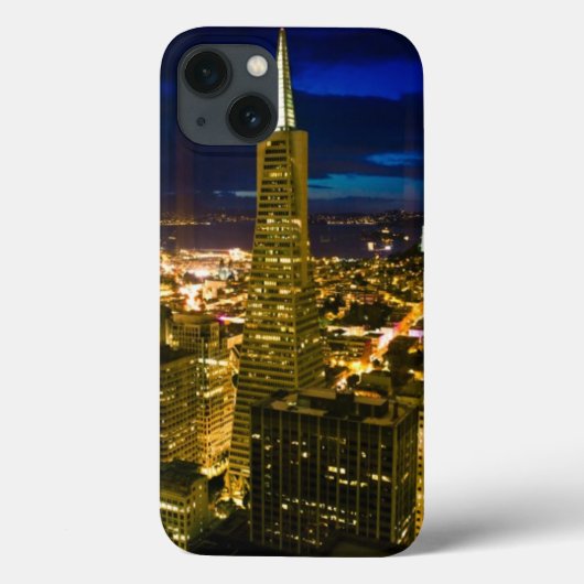 Nachtansicht von San Francisco. Case-Mate iPhone Hülle (Rückseite)