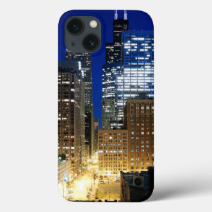 Nachtansicht von Stadtbild von Chicago Case-Mate iPhone Hülle
