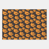 Nachtaufenthaltsreise - nahtloses Halloween-Muster Geschenkpapier Set (Vorderseite)