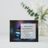 Nachtaufnahme mit der Geburtstagspartei Postkarte (Stehend Vorderseite)