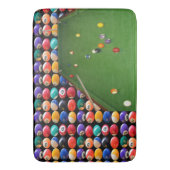 Nachtballfarbe mit Ballen und Kugeln, Badematte (Vorderseite Vertikal)