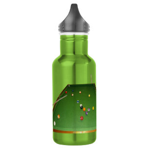 Nachtballfarbe mit Ballen und Kugeln, Edelstahlflasche