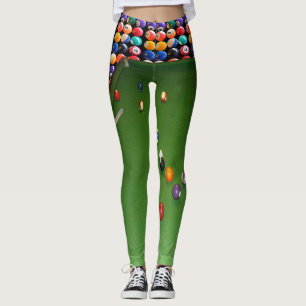 Nachtballfarbe mit Ballen und Kugeln, Leggings