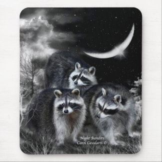 Nachtbandit-Kunst Mousepad