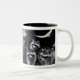 Nachtbandit-Kunst-Tasse Zweifarbige Tasse