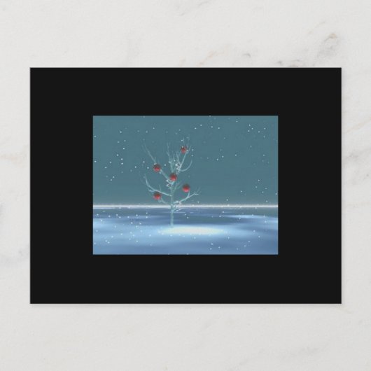 Nachtbaum Postkarte (Vorderseite)