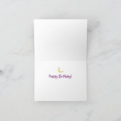 Nachtbeleuchtung, Belästigung zum Geburtstag Karte (Innenseite)