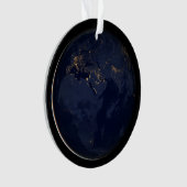 Nachtbeleuchtung in Europa, Afrika und im Nahen Os Ornament (Vorderseite)