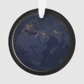 Nachtbeleuchtung in Europa, Afrika und im Nahen Os Ornament (Vorderseite)