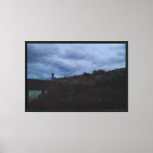 Nachtbesucher auf Leinwand
