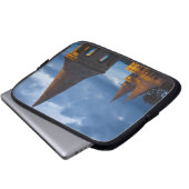 Nachtblick auf das Fischerviertel, Castle Hil Laptopschutzhülle (Vorne Knopf)