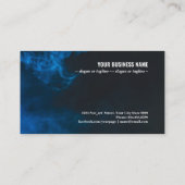 Nachtblick auf DJ-Mix aus Party-Unterhaltung Visitenkarte (Rückseite)