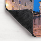 Nachtblick auf Treppe und Kirche in Split, Kroatie Mousepad (Ecke)