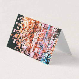 Nachtblick aus der Tasse Visitenkarten