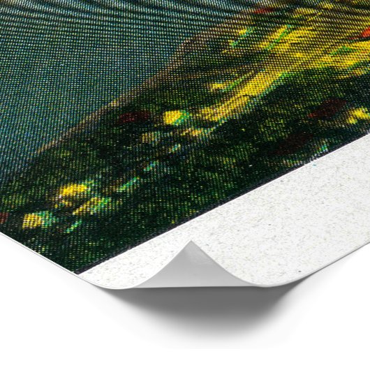 Nachtblick, Großer Coulee-Damm Poster (Ecke)