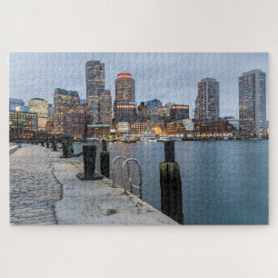 Nachtblick in Boston Puzzle