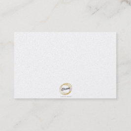 Nachtblick vom Flug Visitenkarte