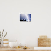 Nachtblitz Poster (Küche)