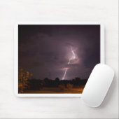 Nachtblitz Sturmwolken Mousepad (Mit Mouse)