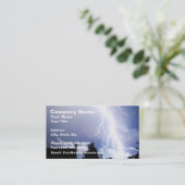 Nachtblitz Visitenkarte (Stehend Vorderseite)