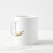 Nachtblühende Blumen Kaffeetasse (Vorderseite Links)