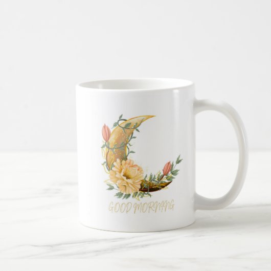 Nachtblühende Blumen Kaffeetasse (Rechts)