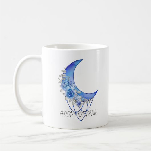 Nachtblühende Blumen Kaffeetasse (Links)