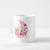 Nachtblühende Blumen Kaffeetasse (Vorderseite Links)