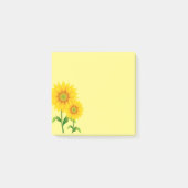 Nachtblumen Post-it Klebezettel (Vorderseite)