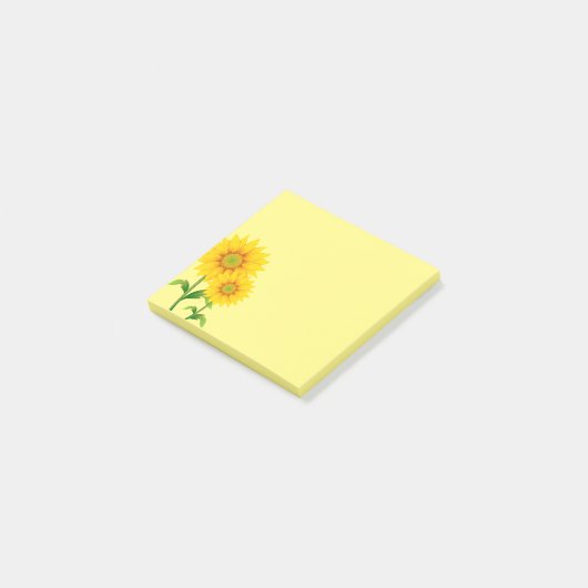 Nachtblumen Post-it Klebezettel (angewinkelt)