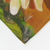 Nachtblüte Cereus - Kakteen blühen Fleecedecke (Ecke)