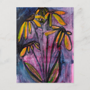 Nachtblüten Postkarte