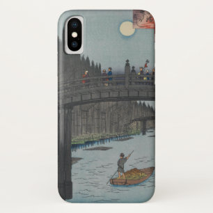 Nachtbrücke Kyobashi Bridge Vintage Ukiyo-e japani Case-Mate iPhone Hülle