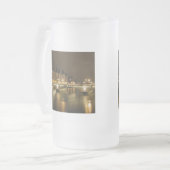 Nachtbrücke Mattglas Bierglas (Vorderseite Links)