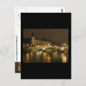 Nachtbrücke Postkarte (Vorne/Hinten)
