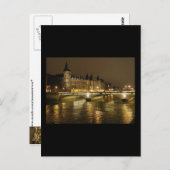 Nachtbrücke Postkarte (Vorne/Hinten)