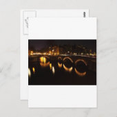 Nachtbrücke Postkarte (Vorne/Hinten)