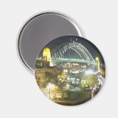 Nachtbrücke Sydney Magnet (Vorderseite/Rückseite)
